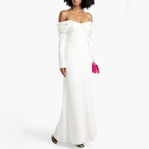 A.L.C. Off-Shoulder White Long Sleeve Dress NWT
